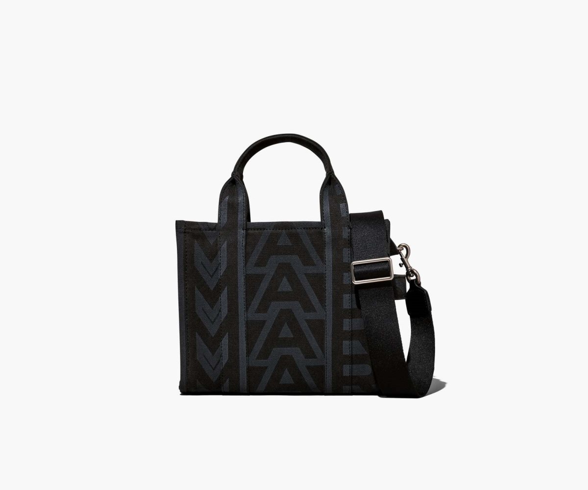 Marc Jacobs Outline Monogram Mini Tote Bag Black Multi | 3578JLZBC