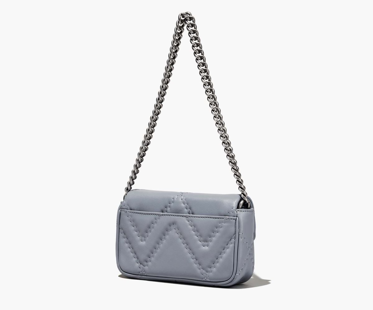 Marc Jacobs Quilted Leather J Marc Mini Bag Wolf Grey | 4891GUXAV