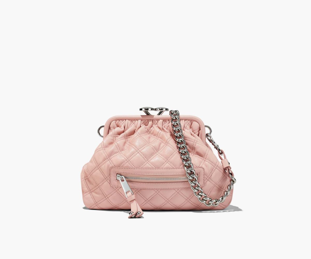 Marc Jacobs Re-Edition Quilted Leather Little Stam Bag Rose | 0581SQLEG