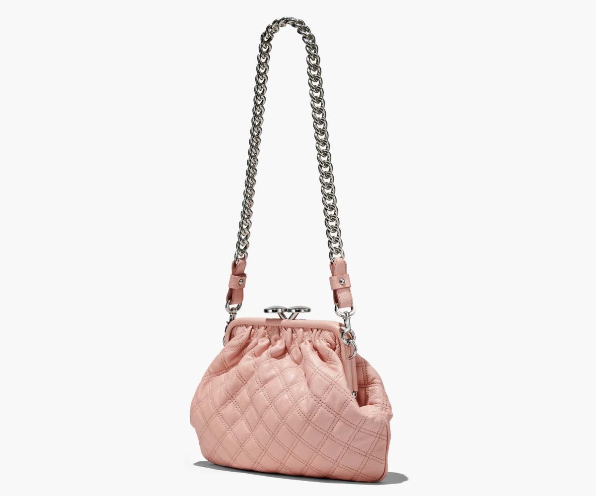 Marc Jacobs Re-Edition Quilted Leather Little Stam Bag Rose | 0581SQLEG