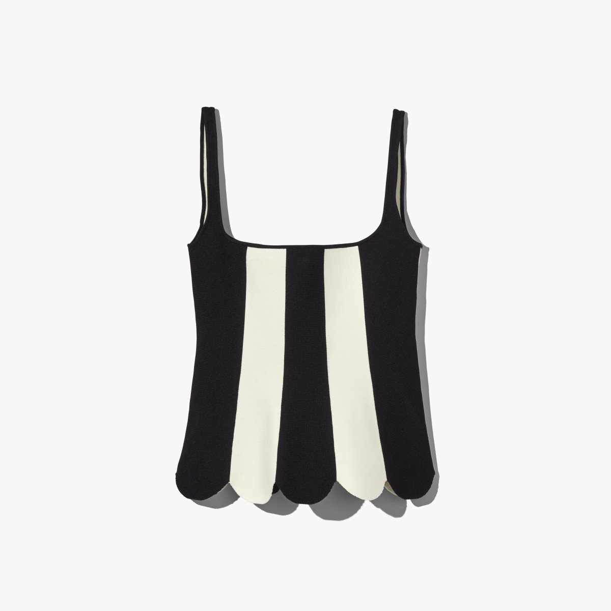 Marc Jacobs Scuba Stripe Top Black/Ivory | 6935IDREH