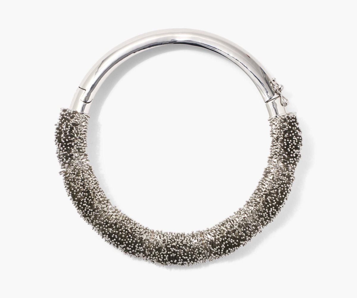 Marc Jacobs Seaburst Necklace Silver | 0732NJPZX
