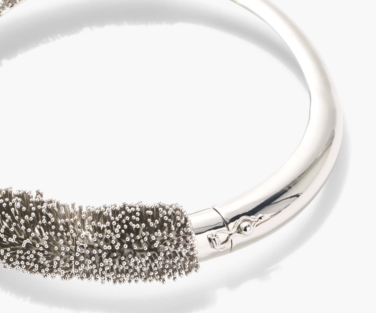 Marc Jacobs Seaburst Necklace Silver | 0732NJPZX