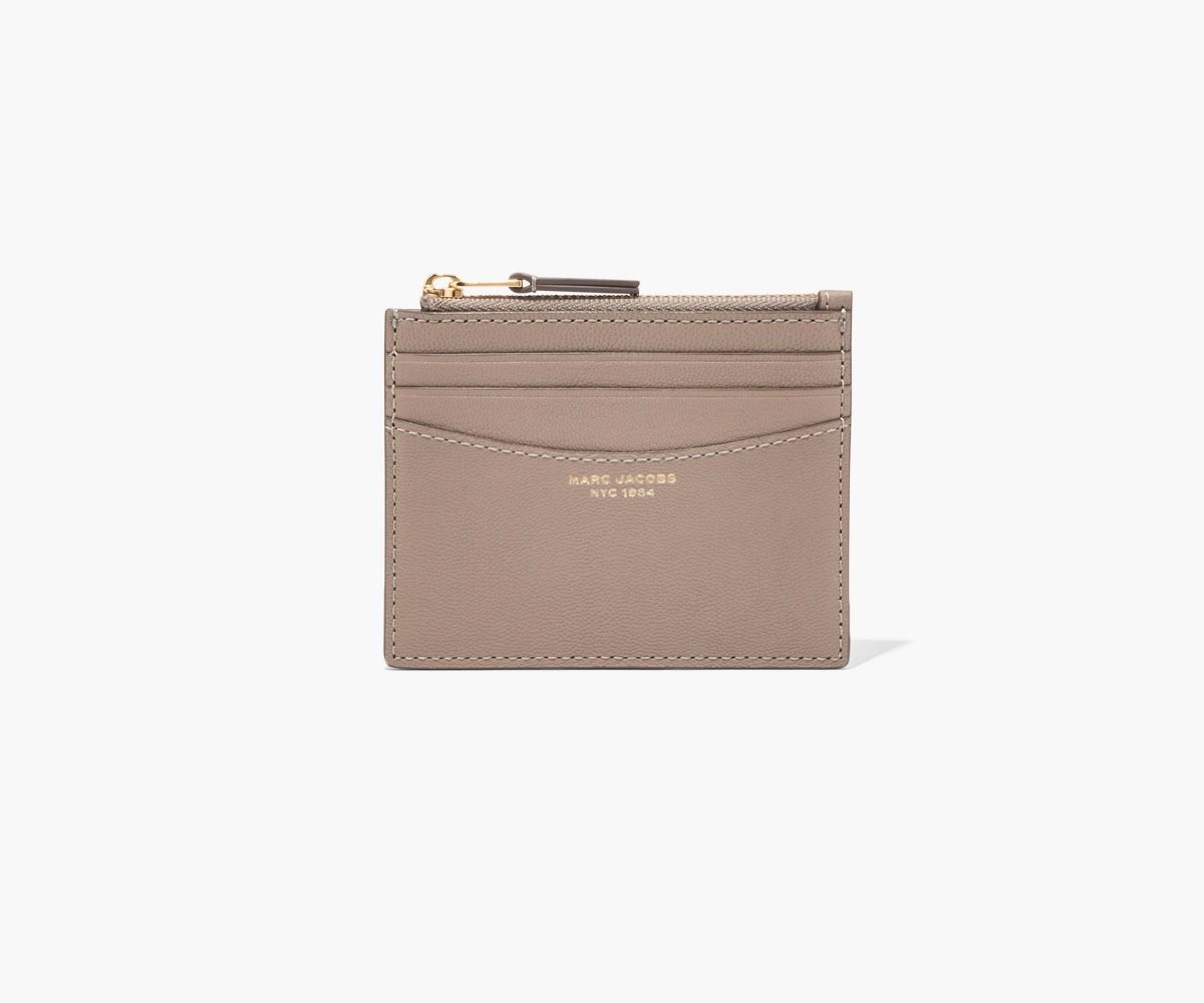 Marc Jacobs Slim 84 Zip Card Case Cement | 8567AOPDN