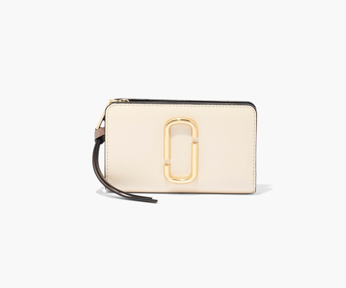 Marc Jacobs Snapshot Compact Wallet New Cloud White Multi | 6752ZSOUD