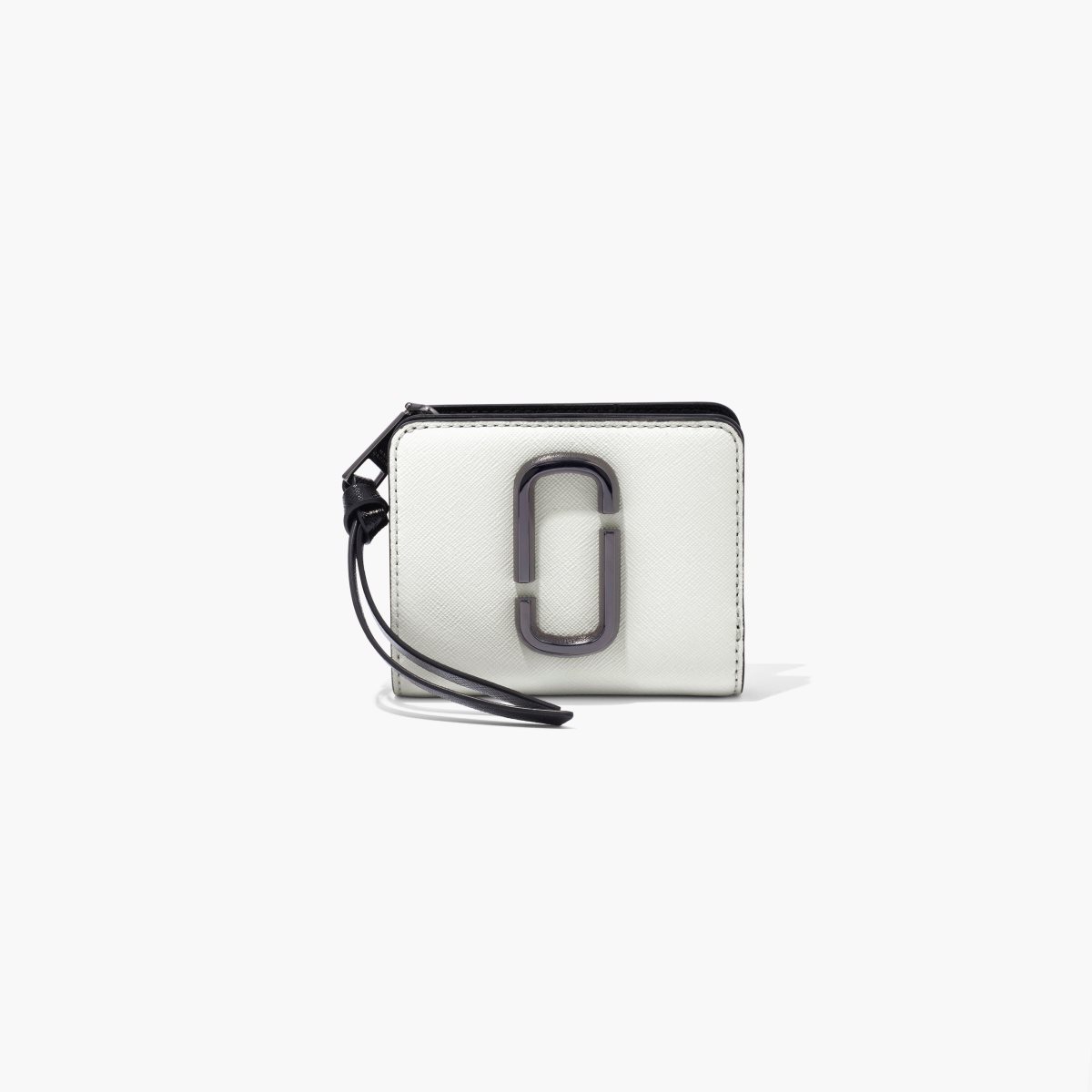 Marc Jacobs Snapshot Mini Compact Wallet Black/White | 2396PJYBA