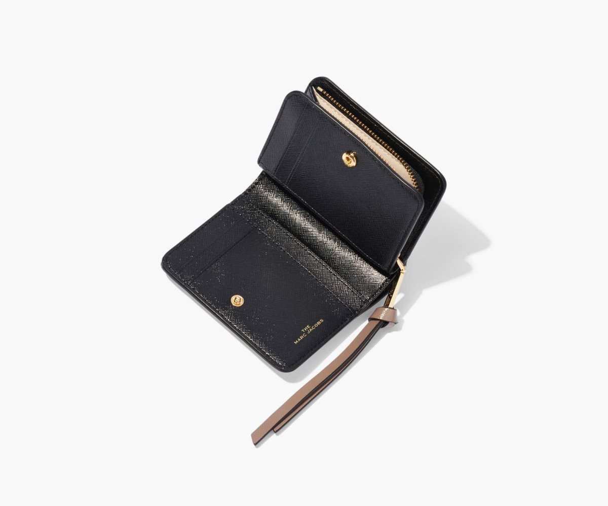 Marc Jacobs Snapshot Mini Compact Wallet New Cloud White Multi | 6521PODIE