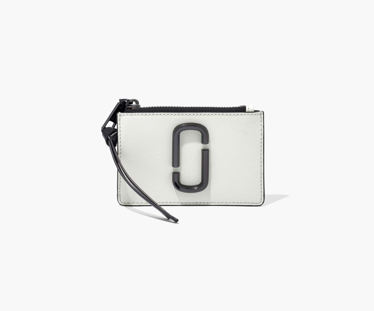 Marc Jacobs Snapshot Top Zip Multi Wallet Black/White | 5067FQAVY