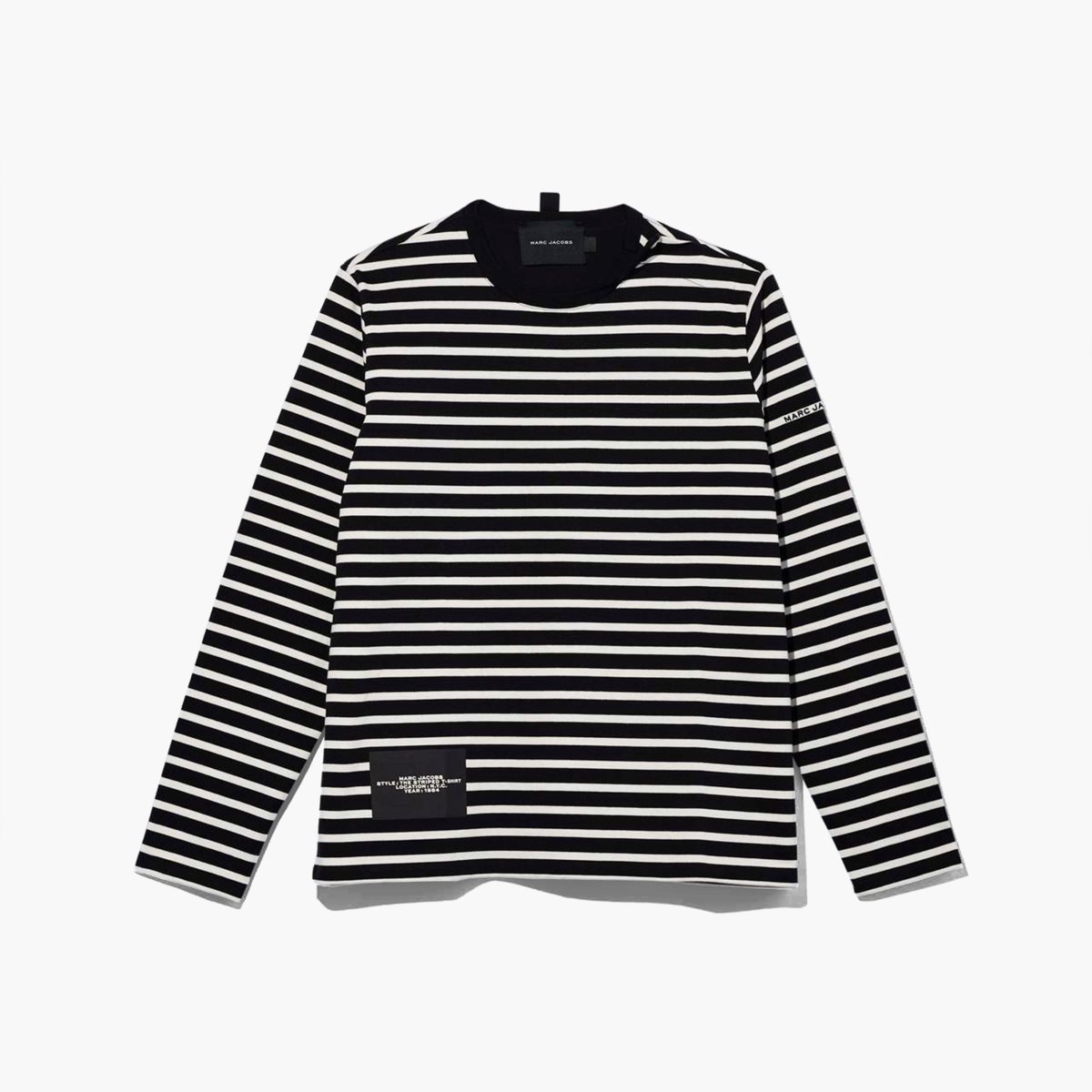 Marc Jacobs Striped T-Shirt Black Multi | 0642XKEHT