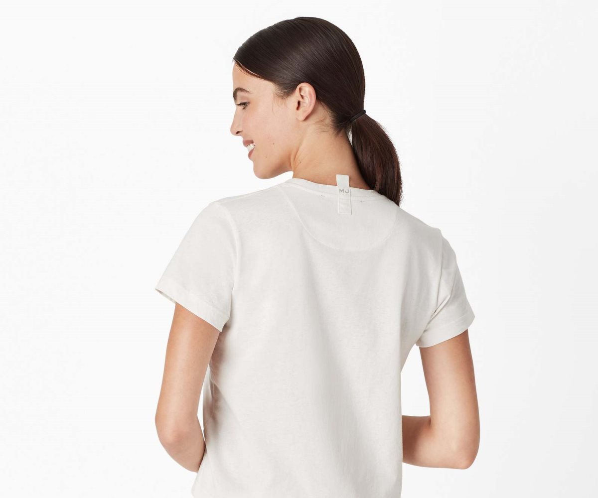 Marc Jacobs T-Shirt Chalk | 6574CPARL