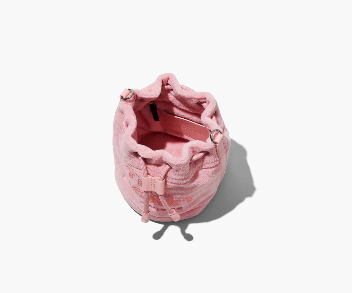 Marc Jacobs Terry Bucket Bag Light Pink | 1957LGOHK