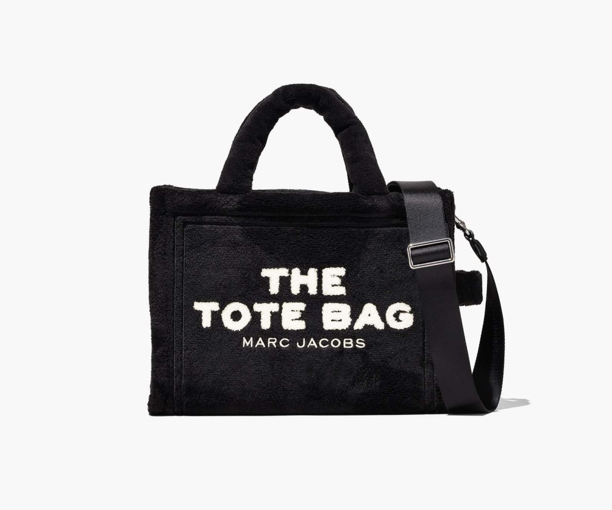 Marc Jacobs Terry Medium Tote Bag Black | 6208HMXWJ