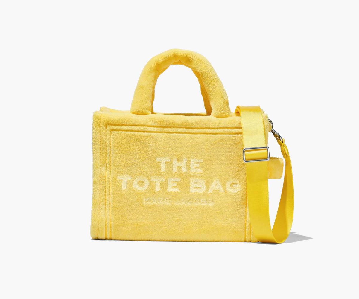 Marc Jacobs Terry Medium Tote Bag Yellow | 3809WAQIX