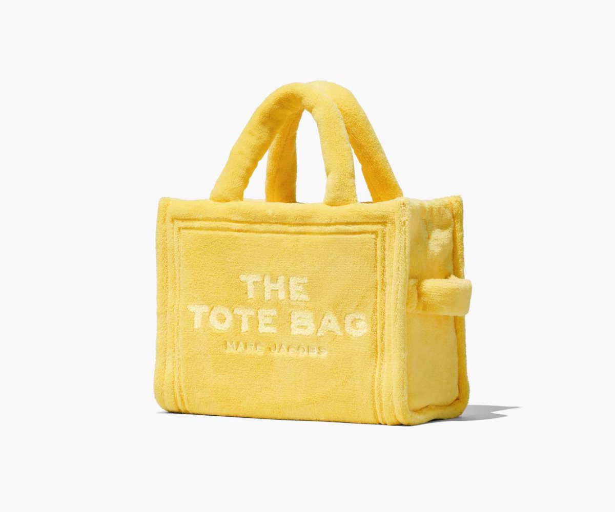 Marc Jacobs Terry Medium Tote Bag Yellow | 3809WAQIX