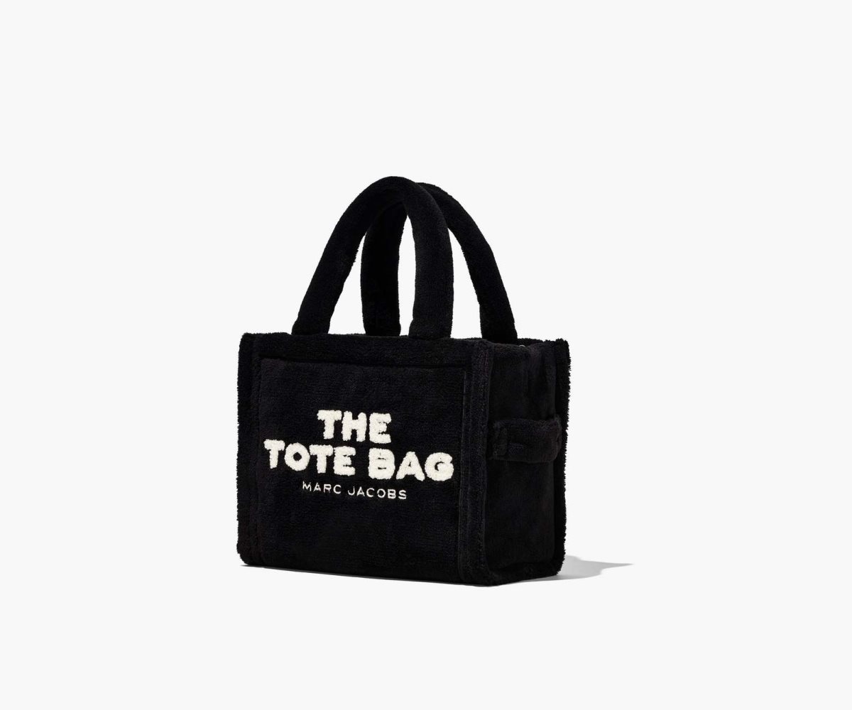 Marc Jacobs Terry Mini Tote Bag Black | 0234GDAME