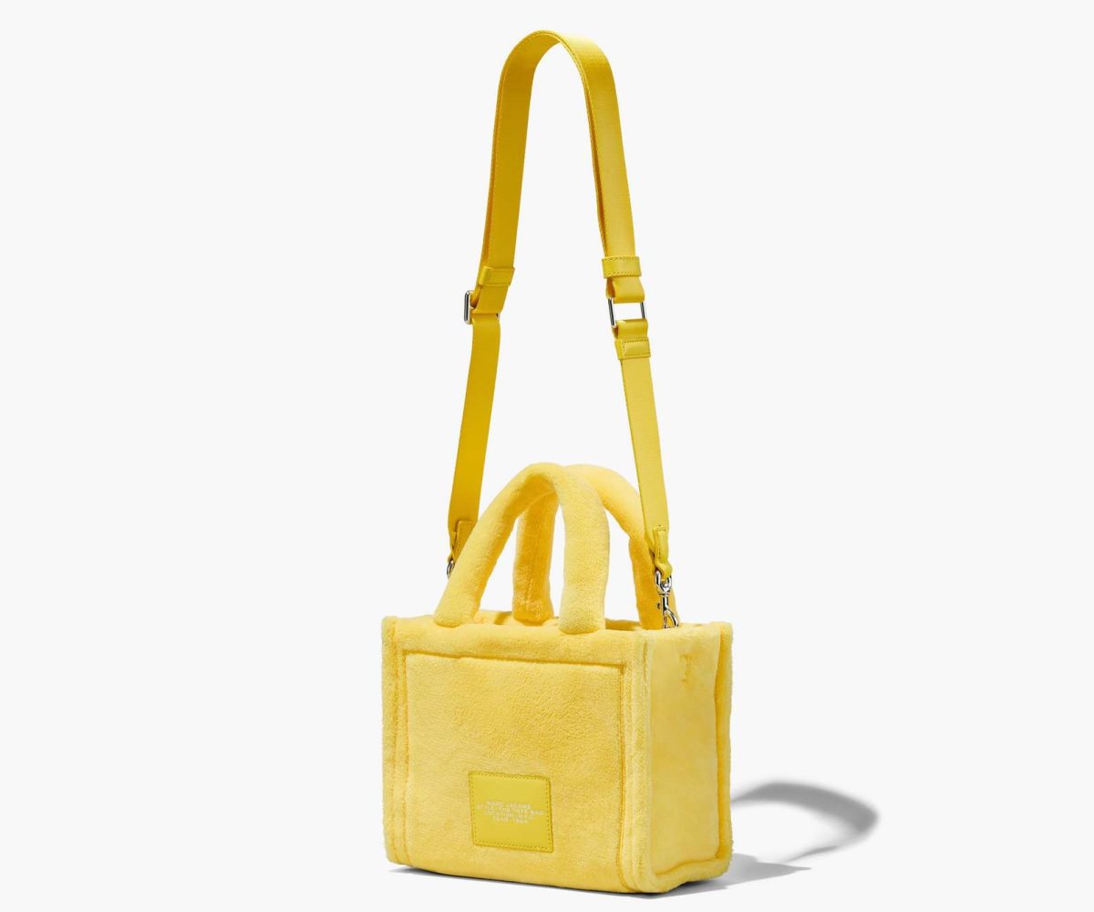 Marc Jacobs Terry Mini Tote Bag Yellow | 4539OUKRX