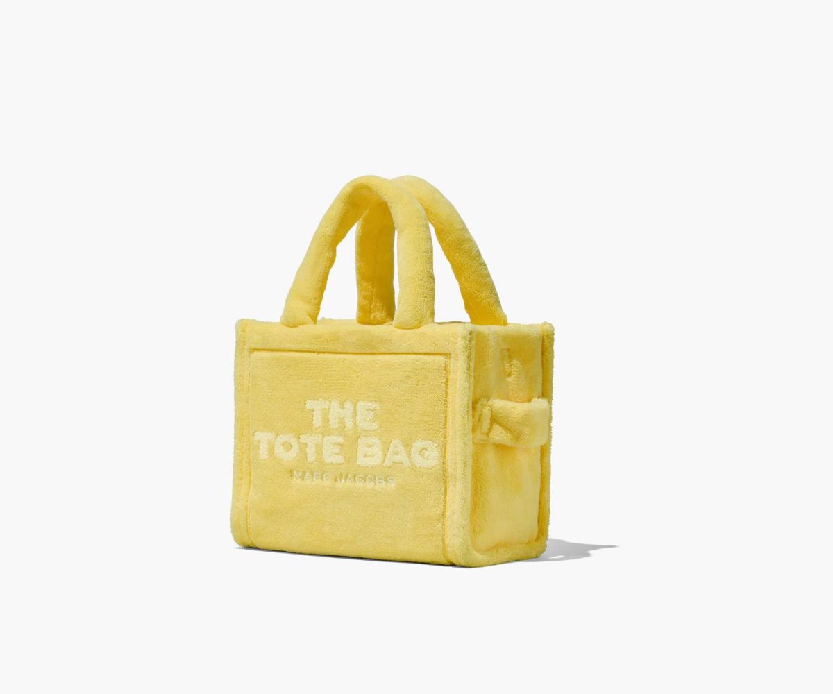 Marc Jacobs Terry Mini Tote Bag Yellow | 4539OUKRX