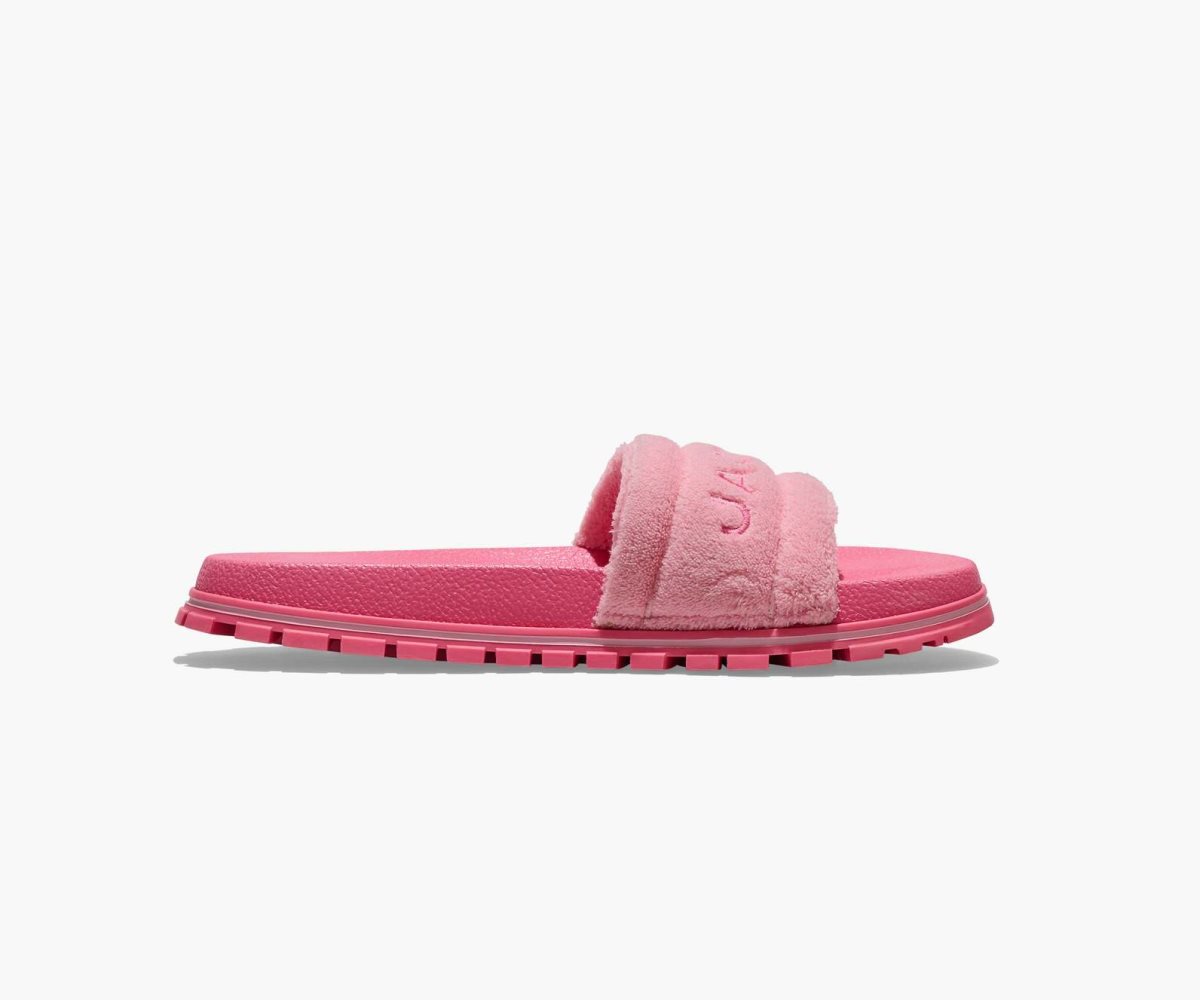 Marc Jacobs Terry Slide Quartz Pink | 3087XUGRH