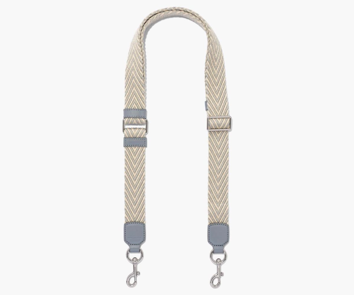 Marc Jacobs Thin Arrow Webbing Strap Wolf Grey Multi | 5162RVZYE