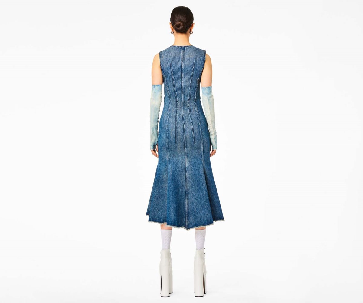 Marc Jacobs Wave Denim Dress Swell Denim | 1568SRZOA