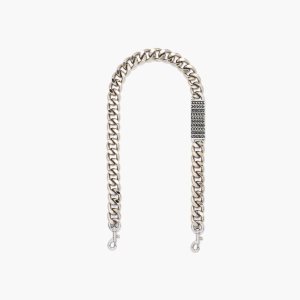 Marc Jacobs Barcode Chain Shoulder Strap Nickel | 0853LCRQJ