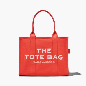 Marc Jacobs Large Tote Bag Electric Orange | 8147XQAMK