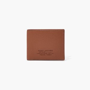 Marc Jacobs Leather Billfold Wallet Argan Oil | 4307JQLTB