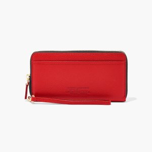 Marc Jacobs Leather Continental Wallet True Red | 1367ZRFTY