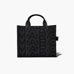 Marc Jacobs Outline Monogram Medium Tote Bag Black Multi | 8213WAKZF