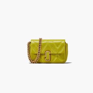 Marc Jacobs Quilted Leather J Marc Mini Bag Citronelle | 6397AUJXS