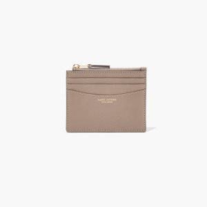 Marc Jacobs Slim 84 Zip Card Case Cement | 8567AOPDN