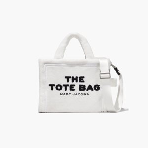 Marc Jacobs Terry Medium Tote Bag White | 3978CSZER